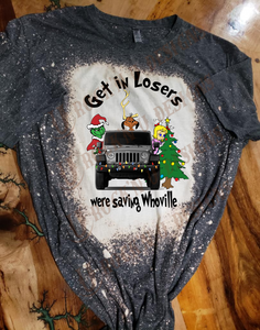 GET IN LOSERS WE'RE SAVING WHOVILLE - Unisex Graphic Sweatshirt by Rock'n u Designs