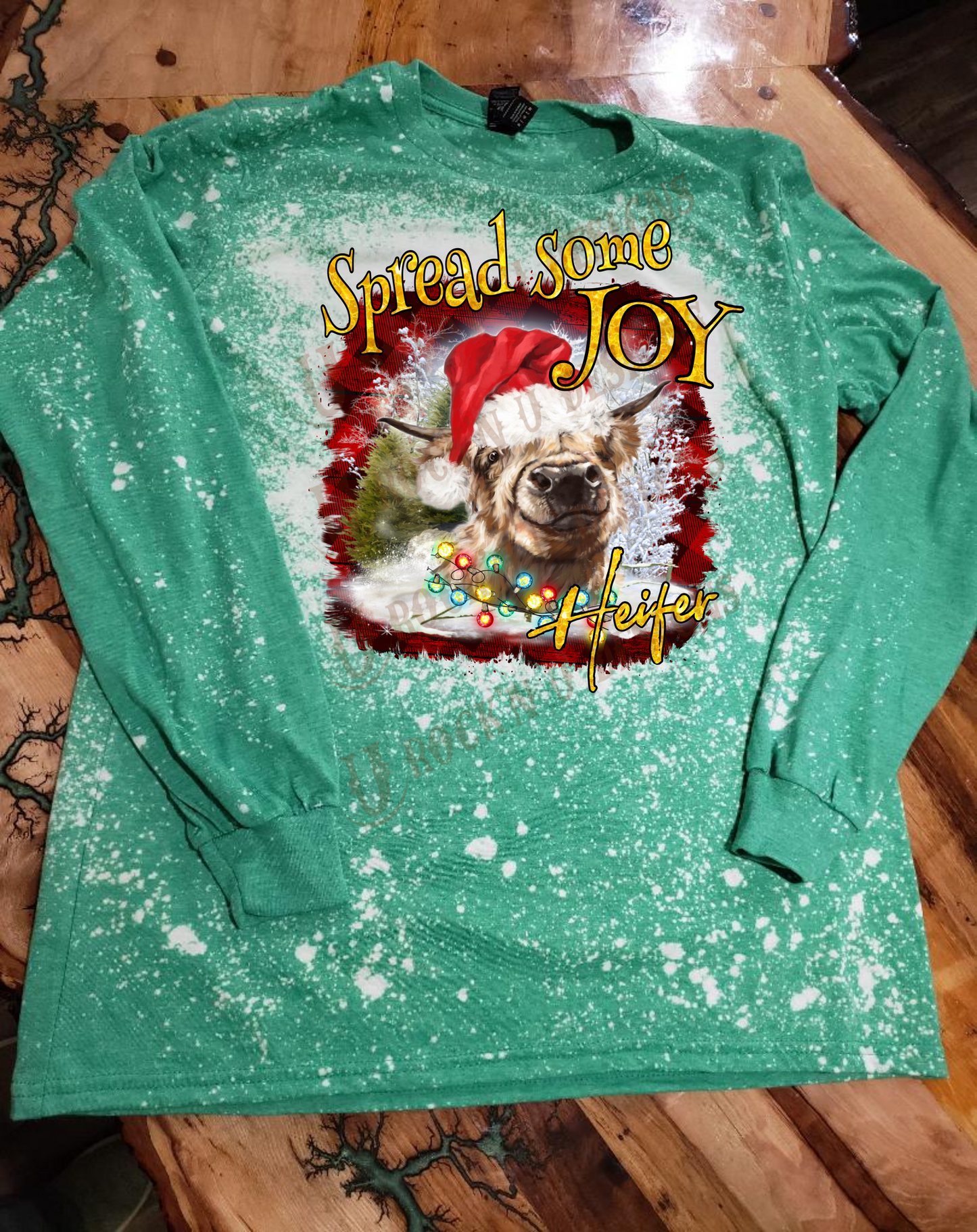 Spread Some Joy Heifer - Cute Highland Cow- Unisex Graphic Sweatshirt by Rock'n u Designs