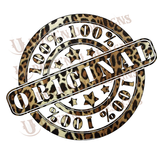 100% Original Leopard Sublimation Transfer By Rock'n U Designs