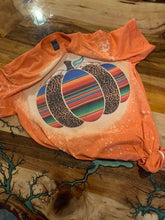 Load image into Gallery viewer, Punchy Pumpkin Custom Bleach Graphic T-shirt