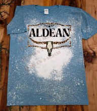 Load image into Gallery viewer, Aldean Leopard Cow skull - Unisex Graphic T shirt by Rock&#39;n u Designs