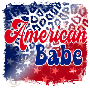 American Babe Sublimation Transfer By Rock'n U Designs