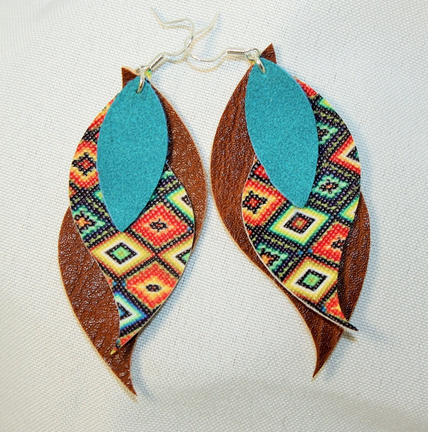 Annie Oakley - Custom Faux Leather Earrings