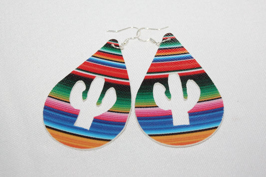 Arizona - Custom Faux Leather Earrings