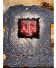 Load image into Gallery viewer, A&amp;M NEON Bleached Custom Unisex T-shirt