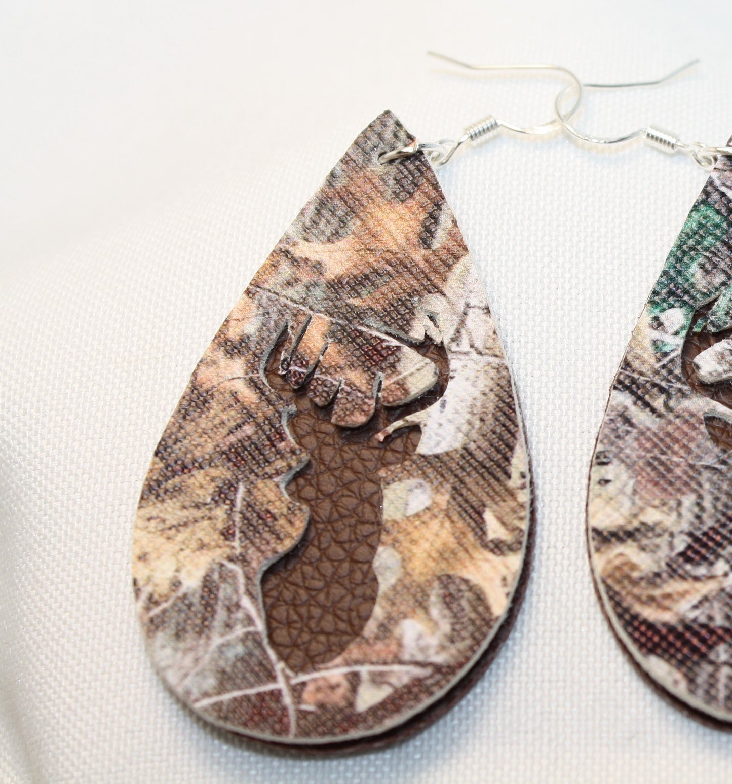 Backroads - Custom Faux Leather Earrings