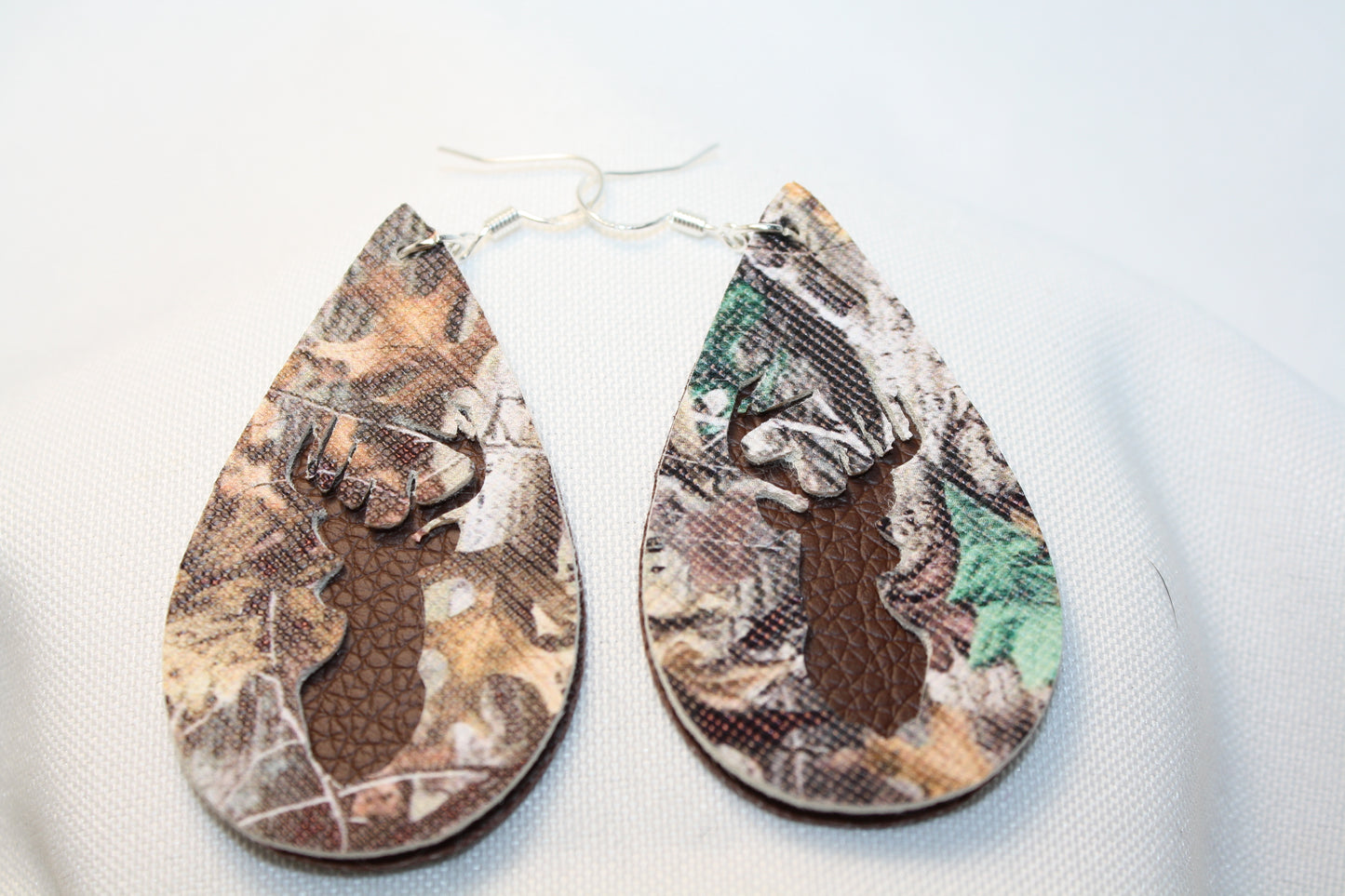 Backroads - Custom Faux Leather Earrings