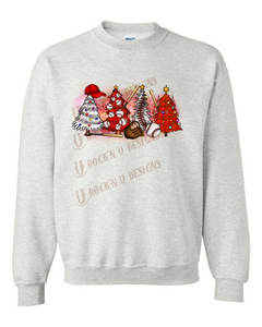 Baseball Christmas - Unisex Graphic Sweatshirt by Rock'n u Designs