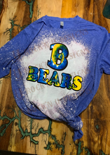 Load image into Gallery viewer, Tie Dye School Spirit Custom Mascot Bleached T-Shirt
