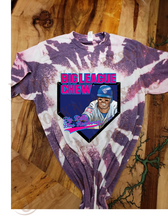 Load image into Gallery viewer, Blue Raspberry Big League Chew bleached custom Shirt