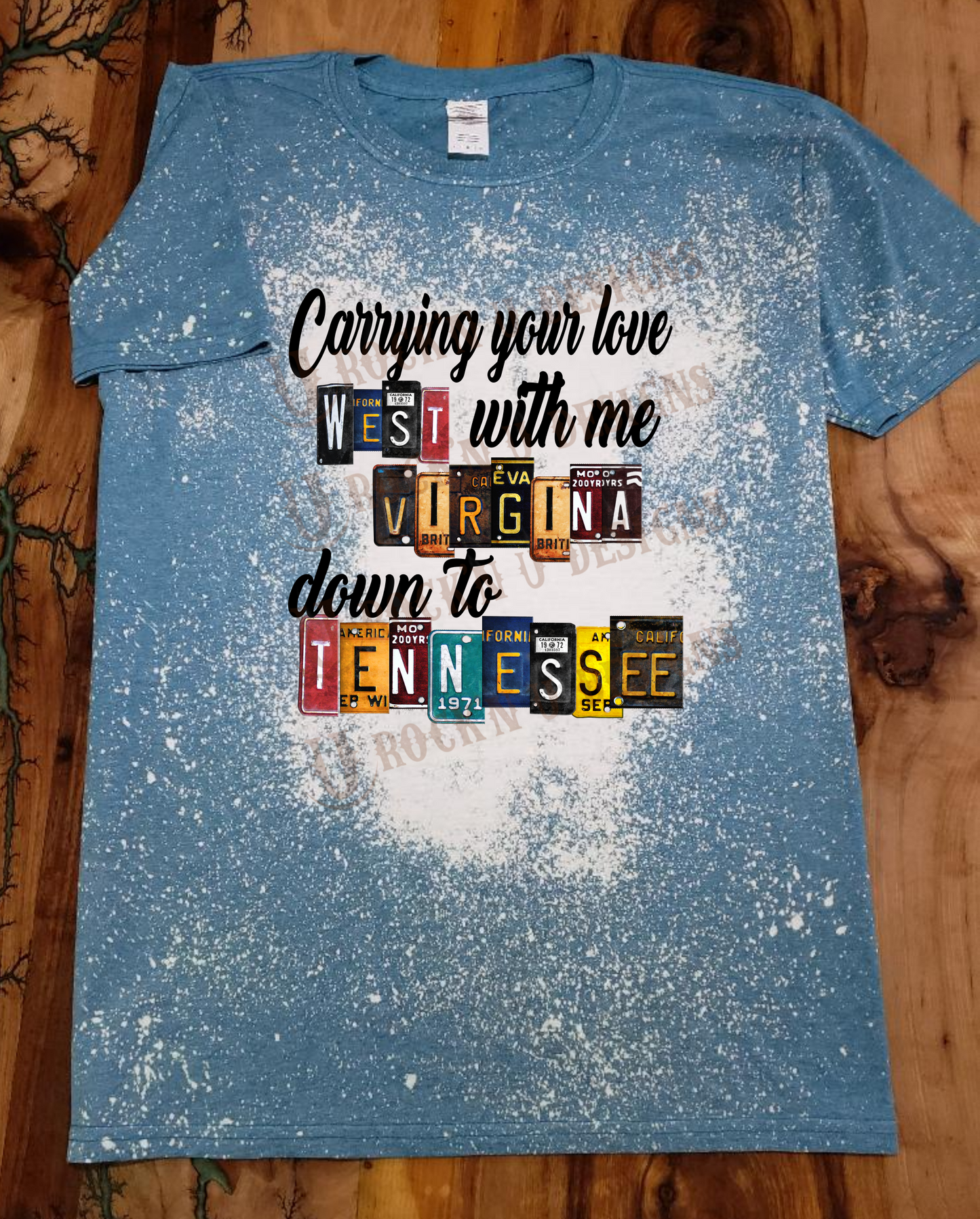 Carrying Your Love With Me - Unisex Graphic T shirt by Rock'n u Designs