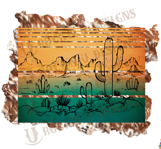 Desert Dawn Sublimation Transfer By Rock'n U Designs