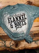 Load image into Gallery viewer, FLANNEL AND BOOTS Bleached Custom Unisex T-shirt