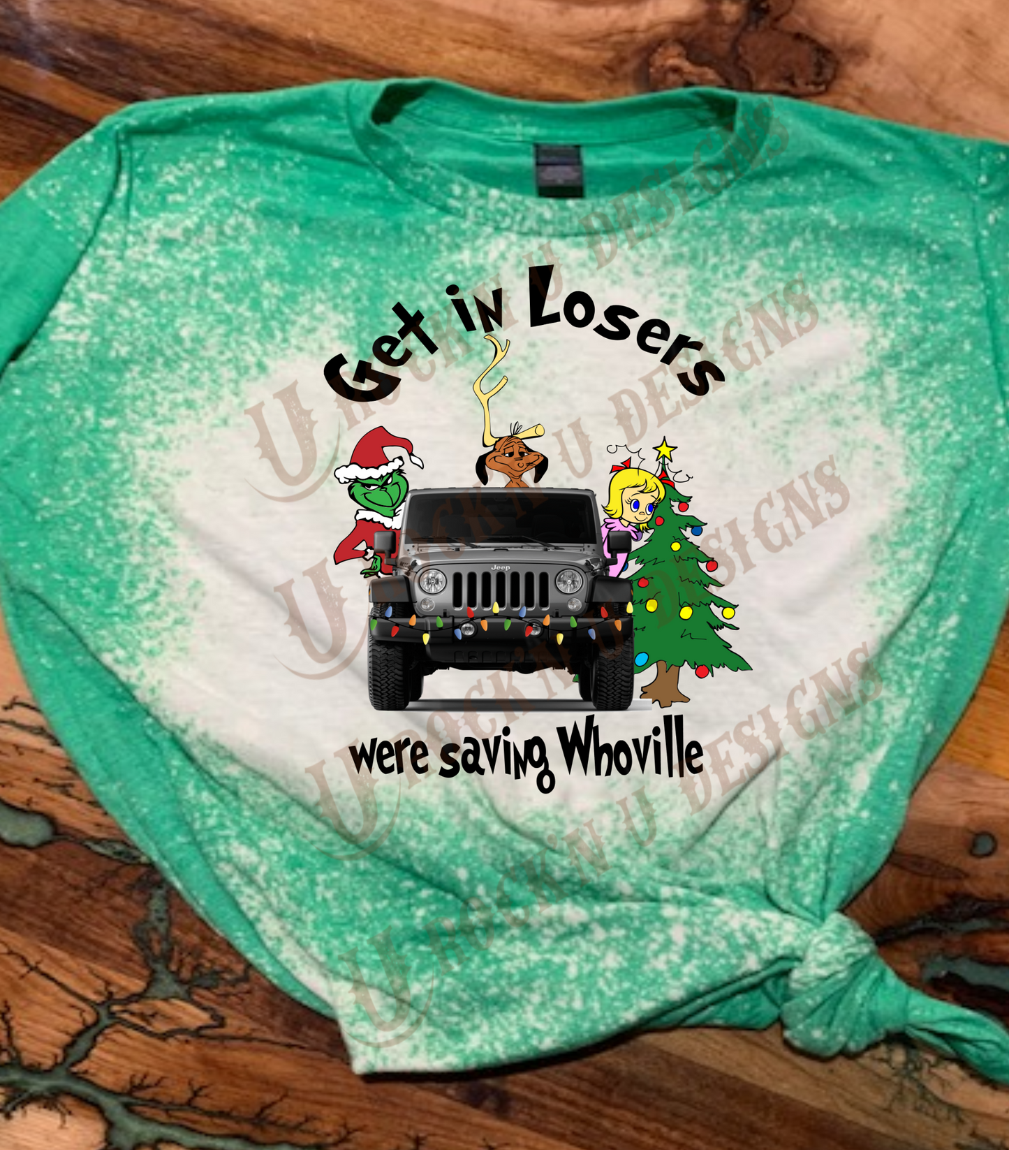 Get In Looser, Were Saving Whoville Custom Graphic Unisex T-Shirt or Sweatshirt