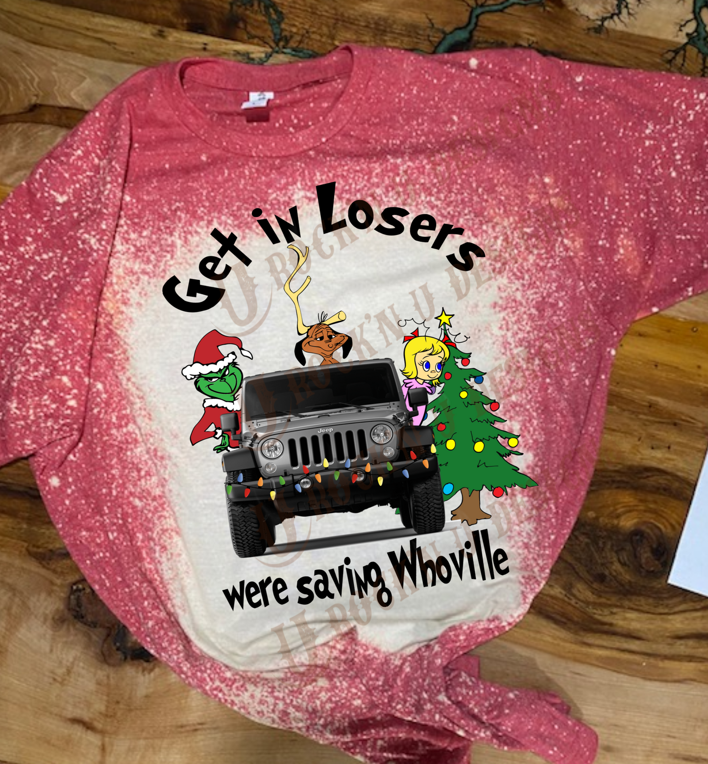 Get In Looser, Were Saving Whoville Custom Graphic Unisex T-Shirt or Sweatshirt