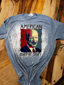 American Horror Story Unisex Bleached Custom T-shirt