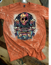 Load image into Gallery viewer, Halloween Jason Camp Crystal Lake Custom Bleached Unisex T-Shirt