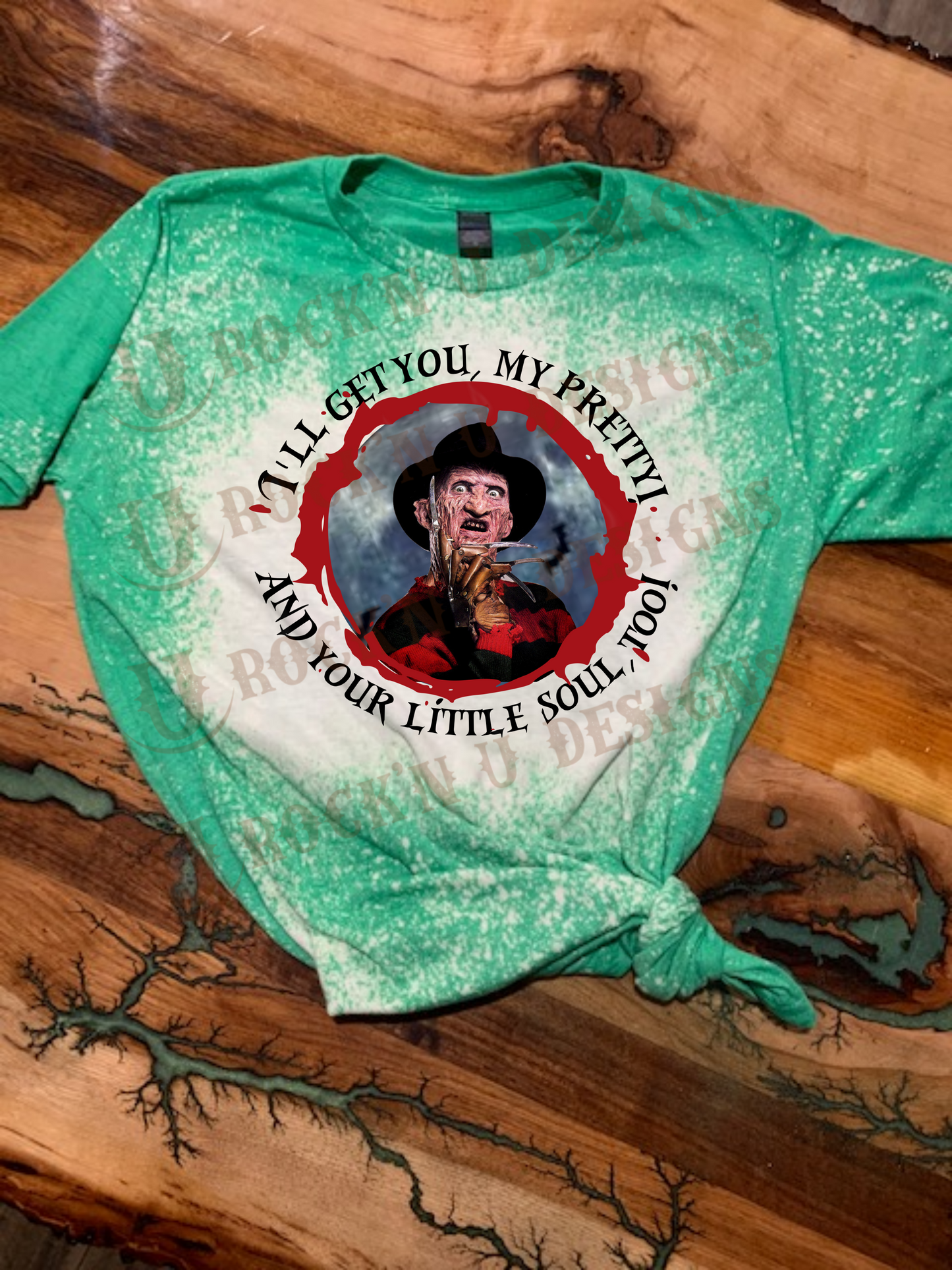 Freddy - "I'll get you my pretty" Custom Graphic Unisex T-shirt