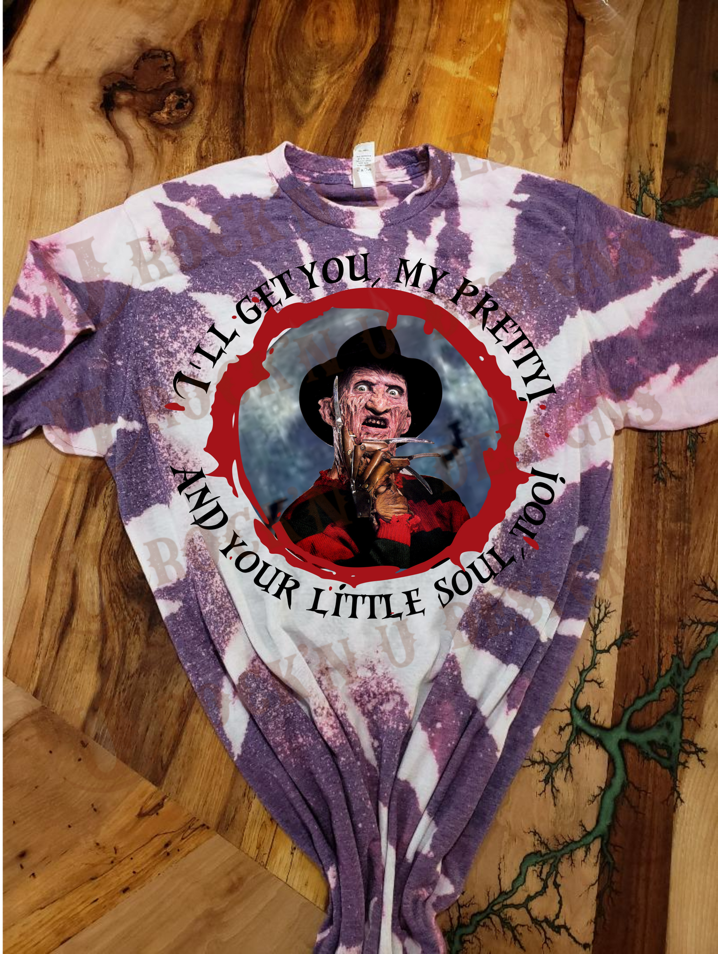 Freddy - "I'll get you my pretty" Custom Graphic Unisex T-shirt