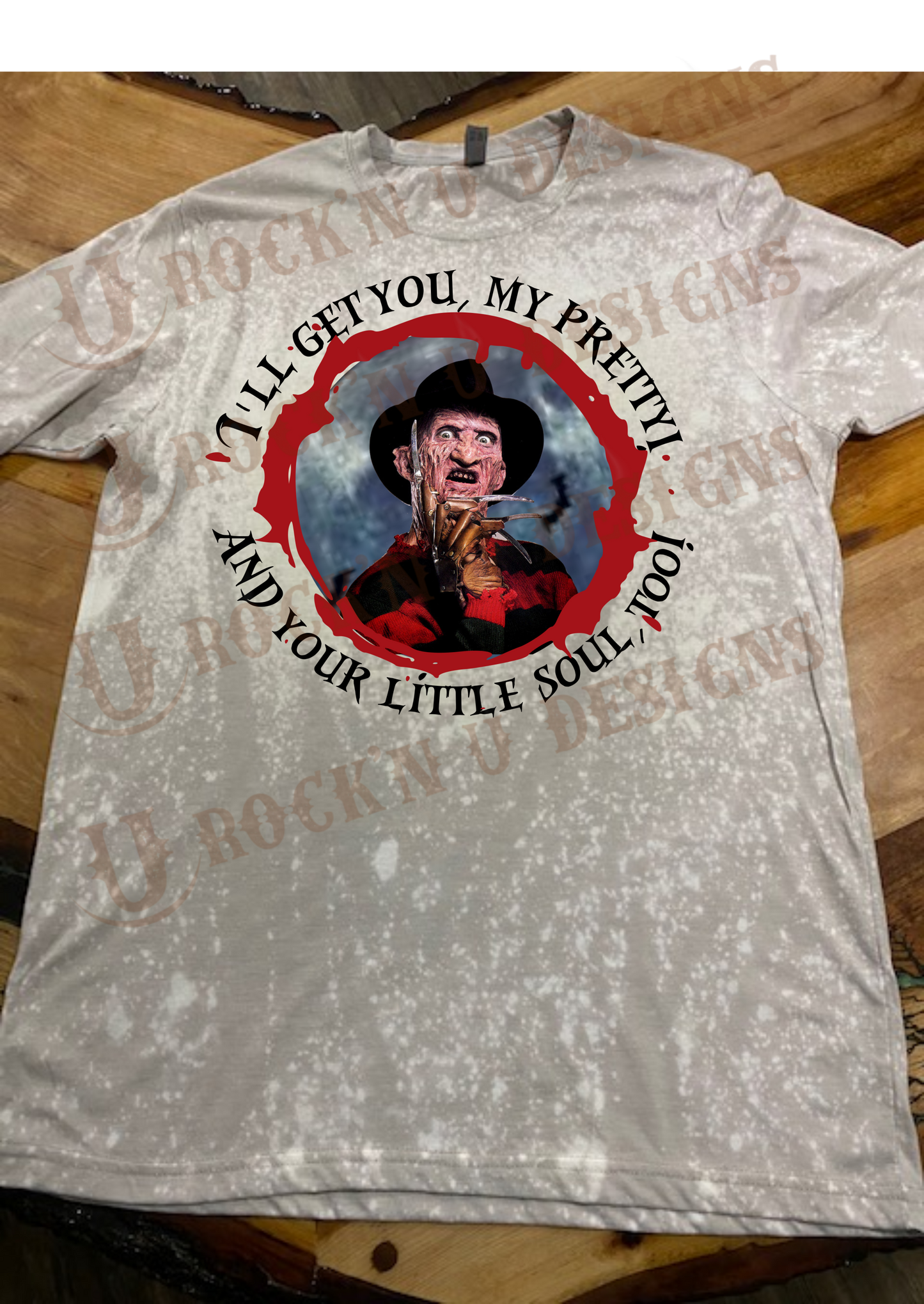 Freddy - "I'll get you my pretty" Custom Graphic Unisex T-shirt