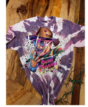 Load image into Gallery viewer, Halloween Freddy Kreuger bleached custom Unisex t-shirt