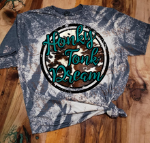 Load image into Gallery viewer, Honky Tonk Dream Cow Print Design Custom Unisex Graphic T-shirt