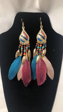 Load image into Gallery viewer, Feathered Earrings