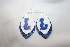 Lindale Nation Faux Leather Earrings