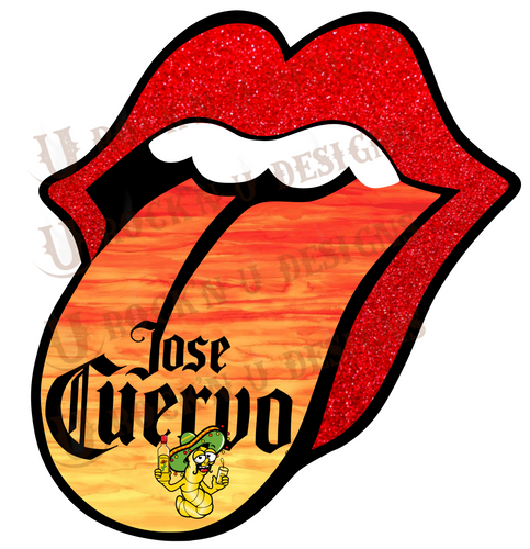 Jose Mouth Sublimation Transfer By Rock'n U Designs