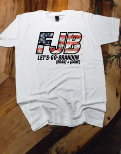 LET'S GO BRANDON Bleached Custom Unisex T-shirt