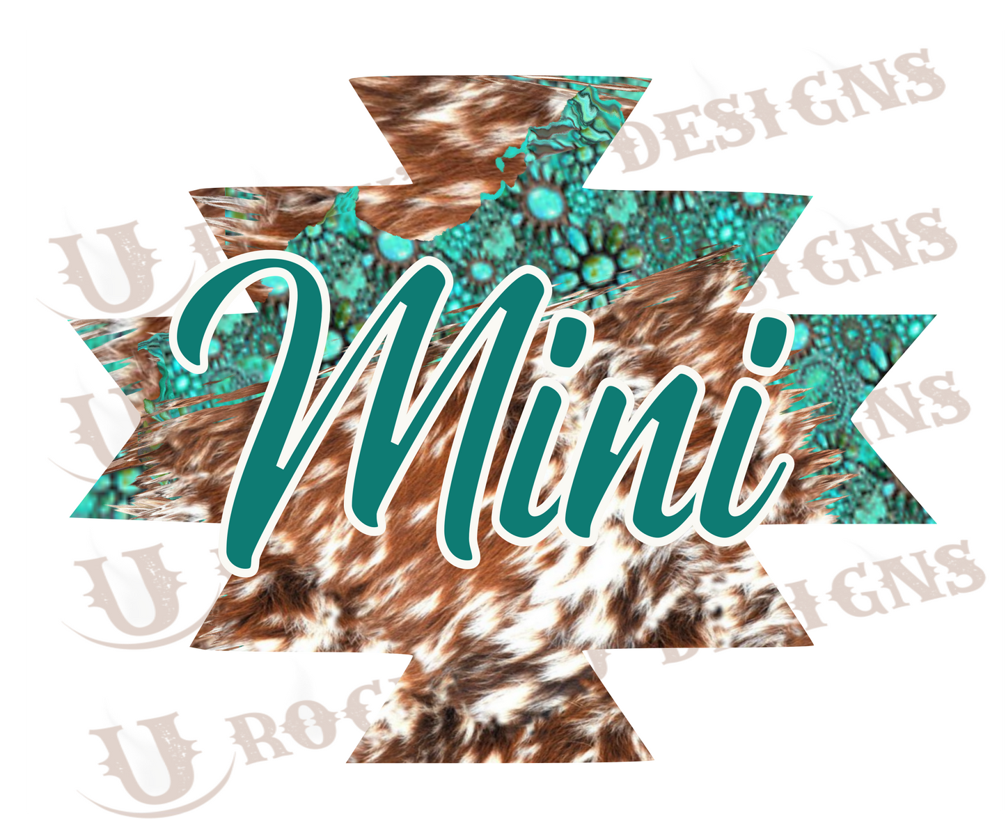 Mini Western Sublimation Transfer By Rock'n U Designs