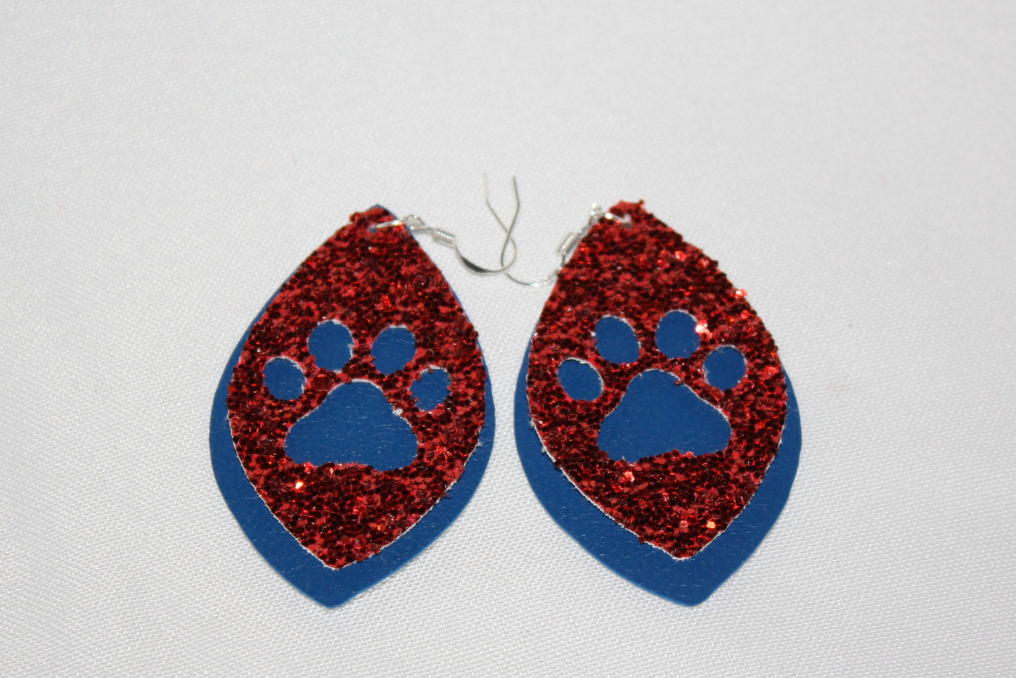 PAW POWER Mascot Faux Leather Earrings