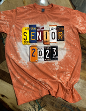 Load image into Gallery viewer, Senior 2023 License Plate Design - Unisex Graphic T shirt by Rock&#39;n u Designs