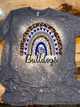 Load image into Gallery viewer, Custom Design &quot;Bulldogs&quot; - Personalized Mascot Team Pride Bleached T-Shirt