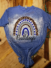 Load image into Gallery viewer, Custom Design &quot;Bulldogs&quot; - Personalized Mascot Team Pride Bleached T-Shirt