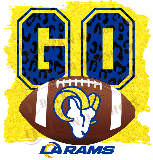 Go Rams Sublimation Transfer By Rock'n U Designs