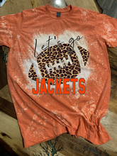 Load image into Gallery viewer, Custom Design &quot;Let&#39;s Go Jackets&quot; - Personalized Mascot Team Pride Bleached T-Shirt