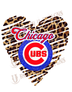 Love My Cubs Sublimation Transfer By Rock'n U Designs