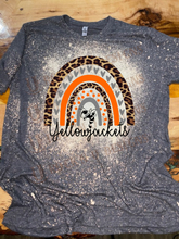 Load image into Gallery viewer, Custom Design &quot;Yellowjackets - Personalized Mascot Team Pride Bleached T-Shirt
