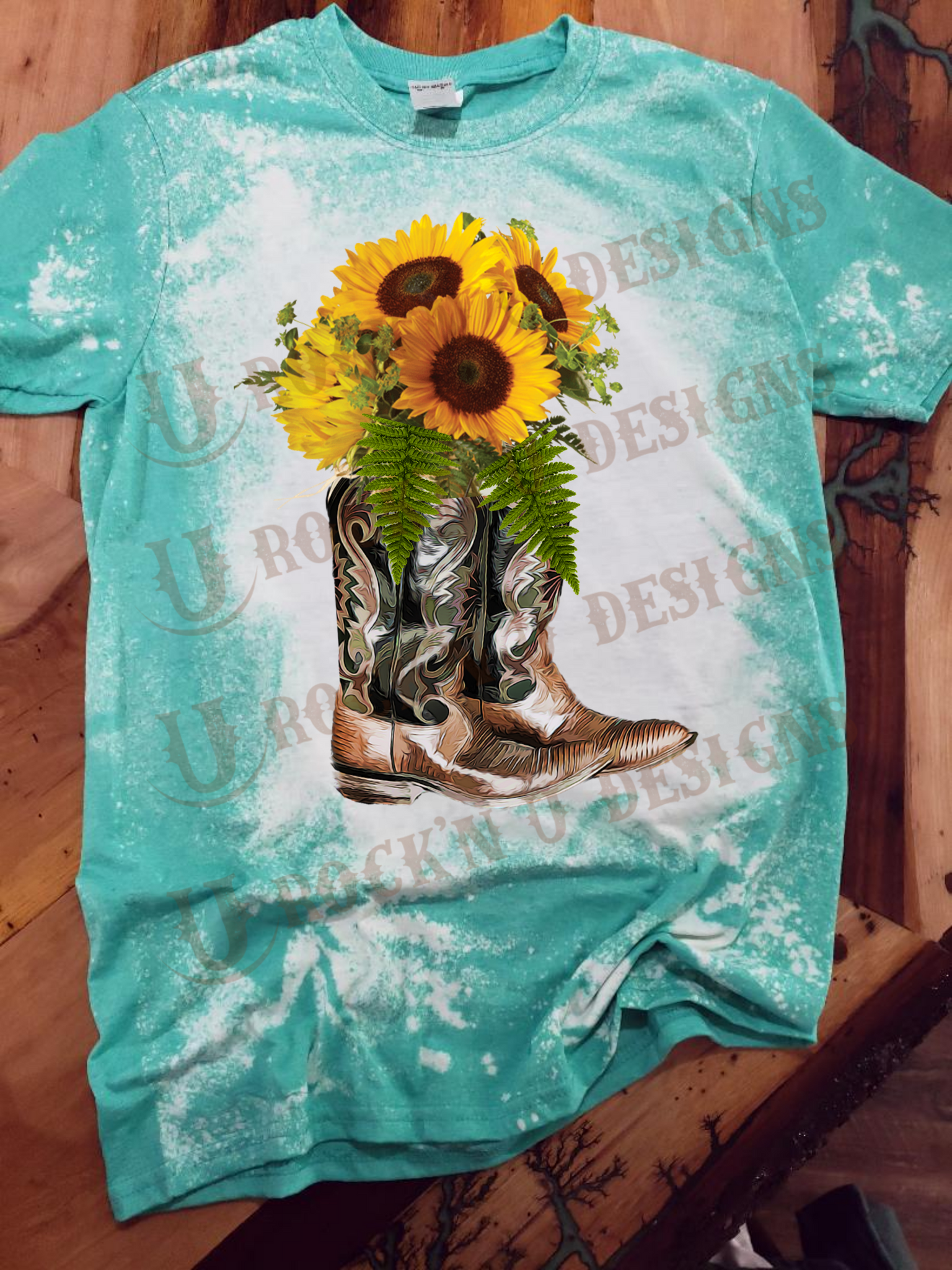 Rustic KC Chiefs Bleached Tee – The Sunflower Market