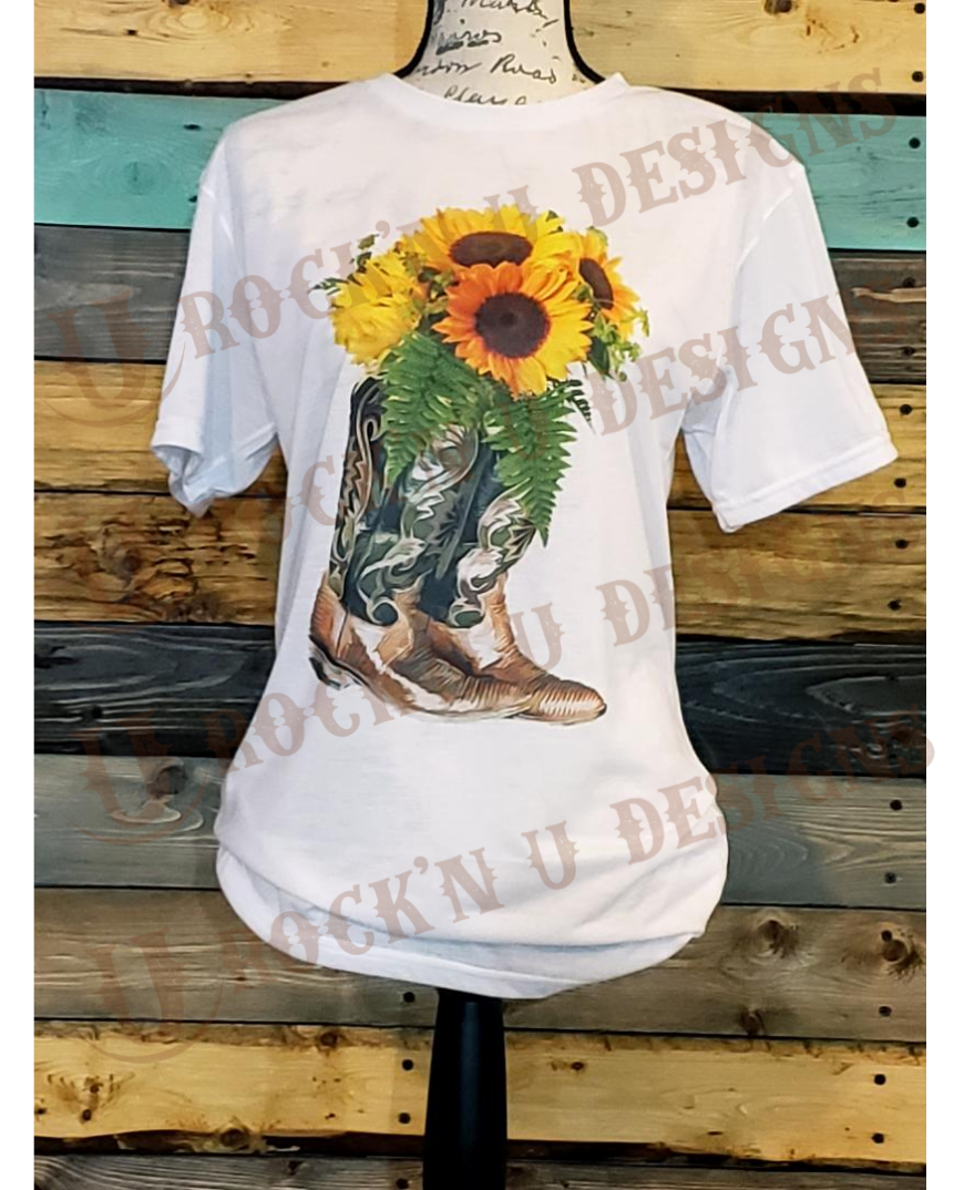 Rustic KC Chiefs Bleached Tee – The Sunflower Market