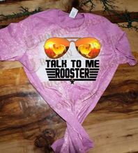 Load image into Gallery viewer, Talk To Me Rooster Custom Graphic T-shirt