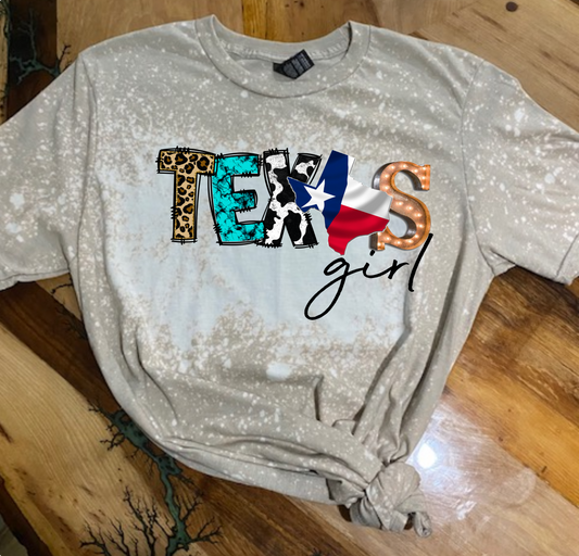 Texas Girl - Unisex Graphic T shirt by Rock'n u Designs