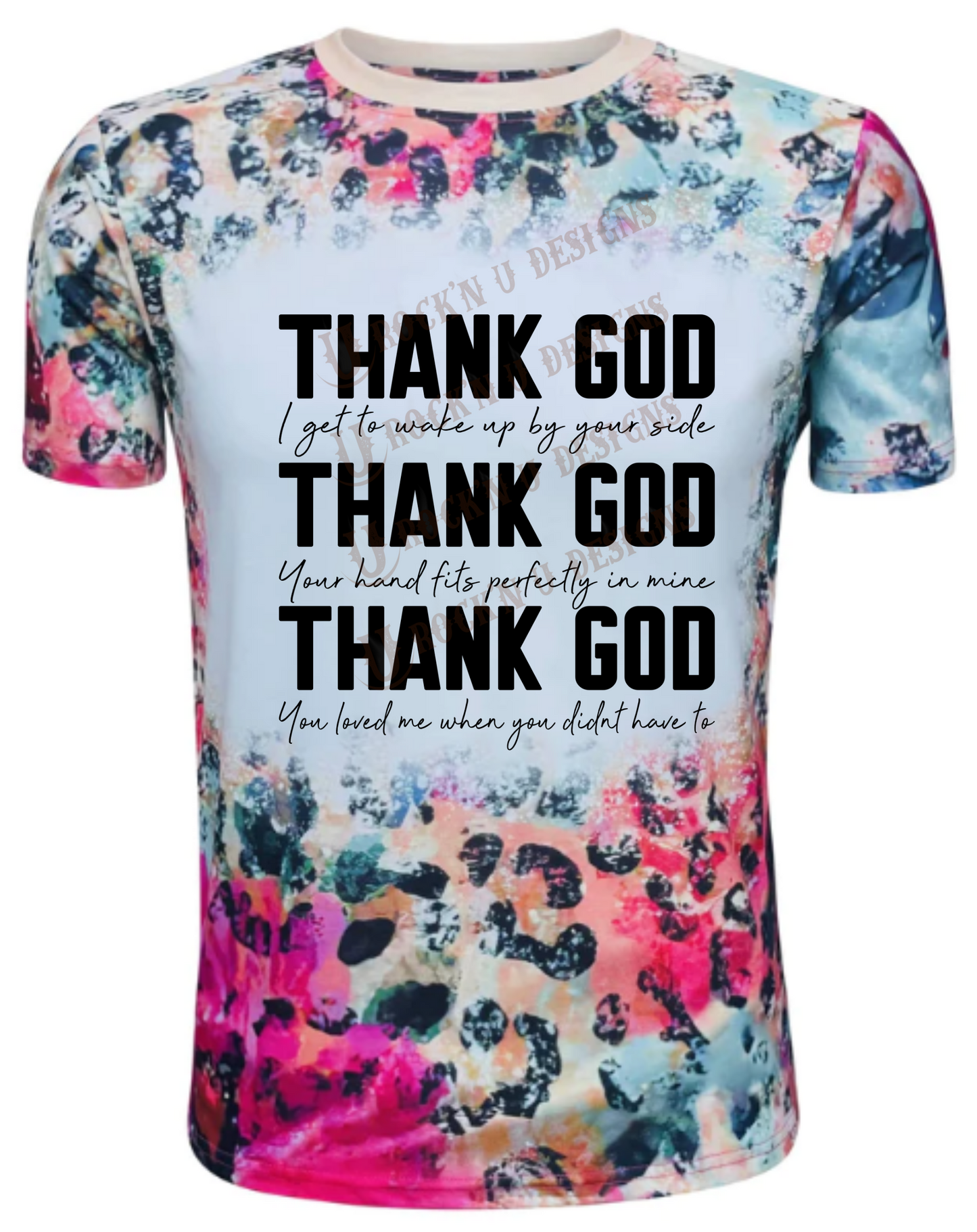 Thank God  - Unisex Graphic T shirt by Rock'n u Designs