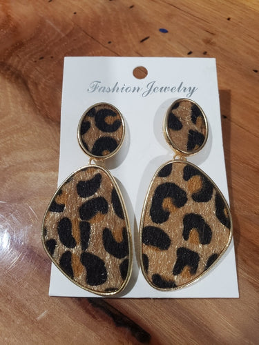 Fashion Leopard Dangle Earrings