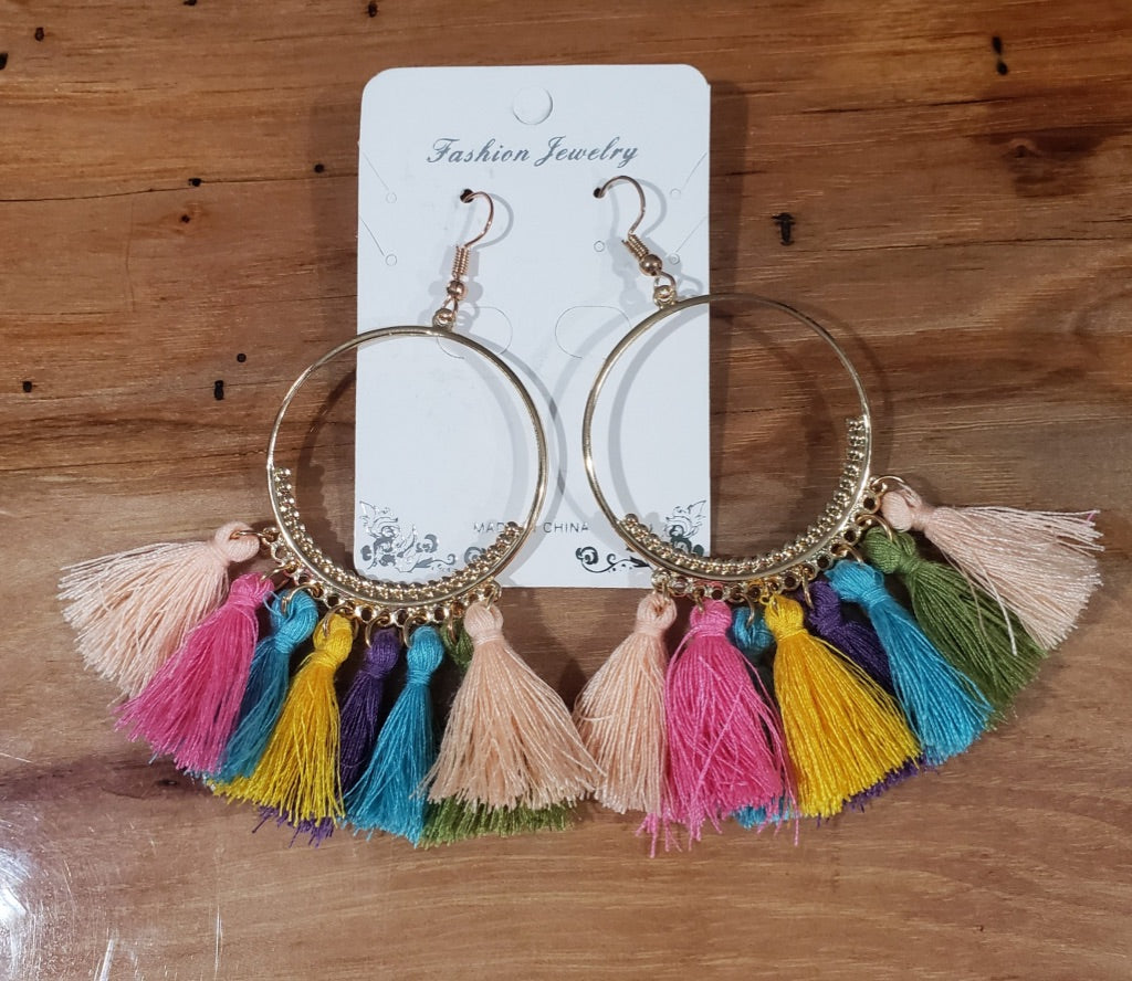 Hoops & Tassels Earrings