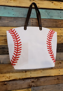 Baseball tote bag