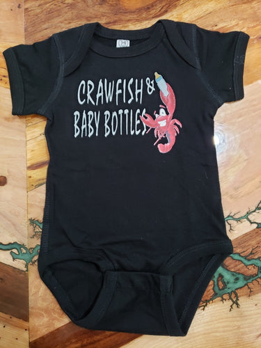 Crawfish & Baby Bottles Onsie-Bodysuit-One piece