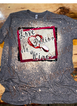 Load image into Gallery viewer, Love Potion No.9 Custom Bleached Graphic T-shirt