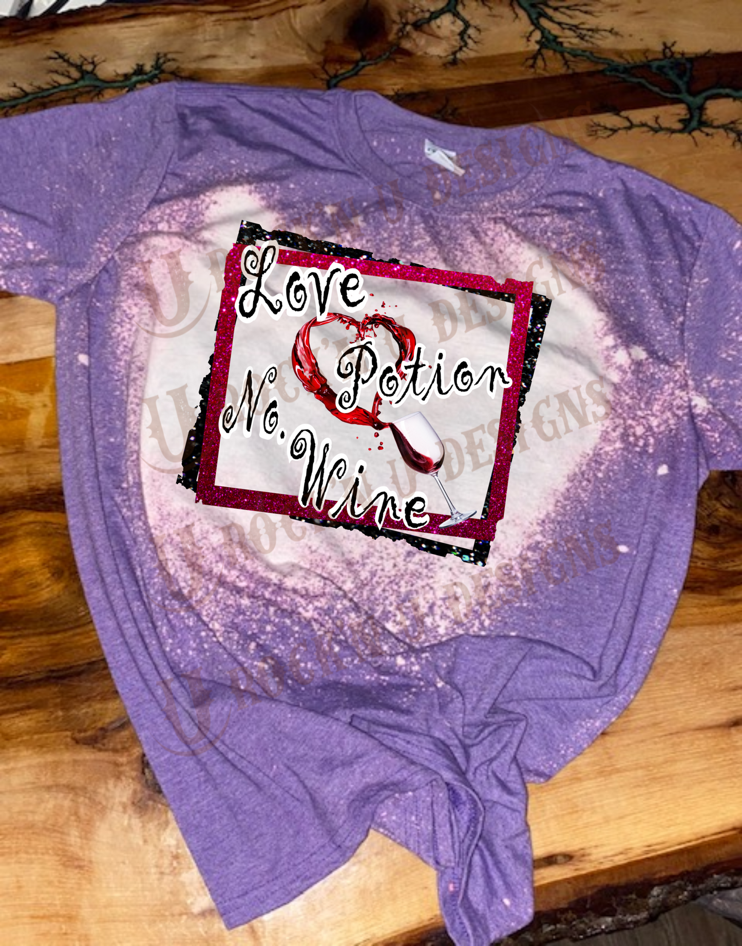 Love Potion No.9 Custom Bleached Graphic T-shirt